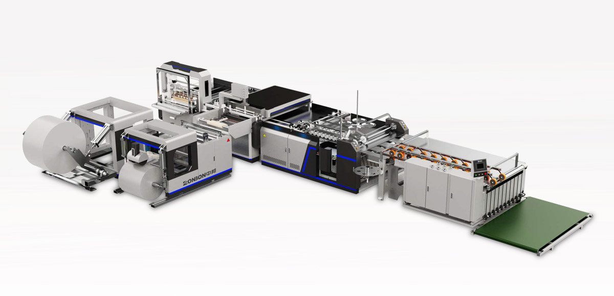 ZB-CIS750HM Fully automatic woven bag inner lining and bottom wrapping machine