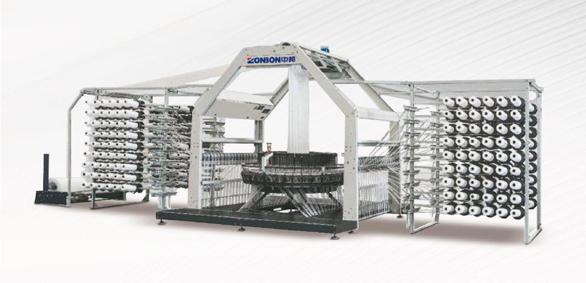 ZBY-850X6G Plastic Cylinder Weaving Machine